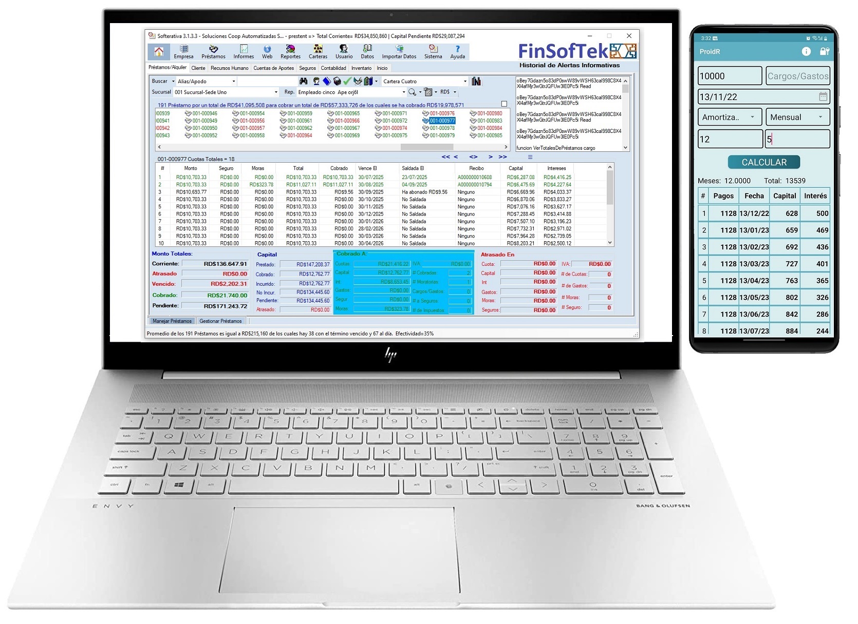 Beneficios para financieras