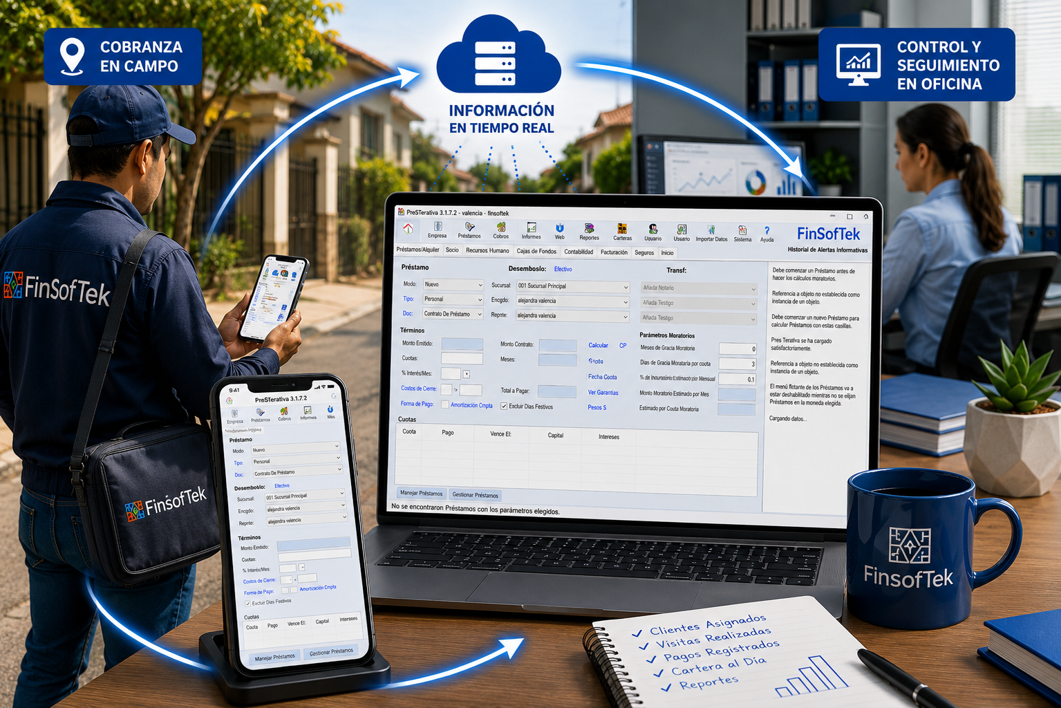 App para cobradores de Finsoftek