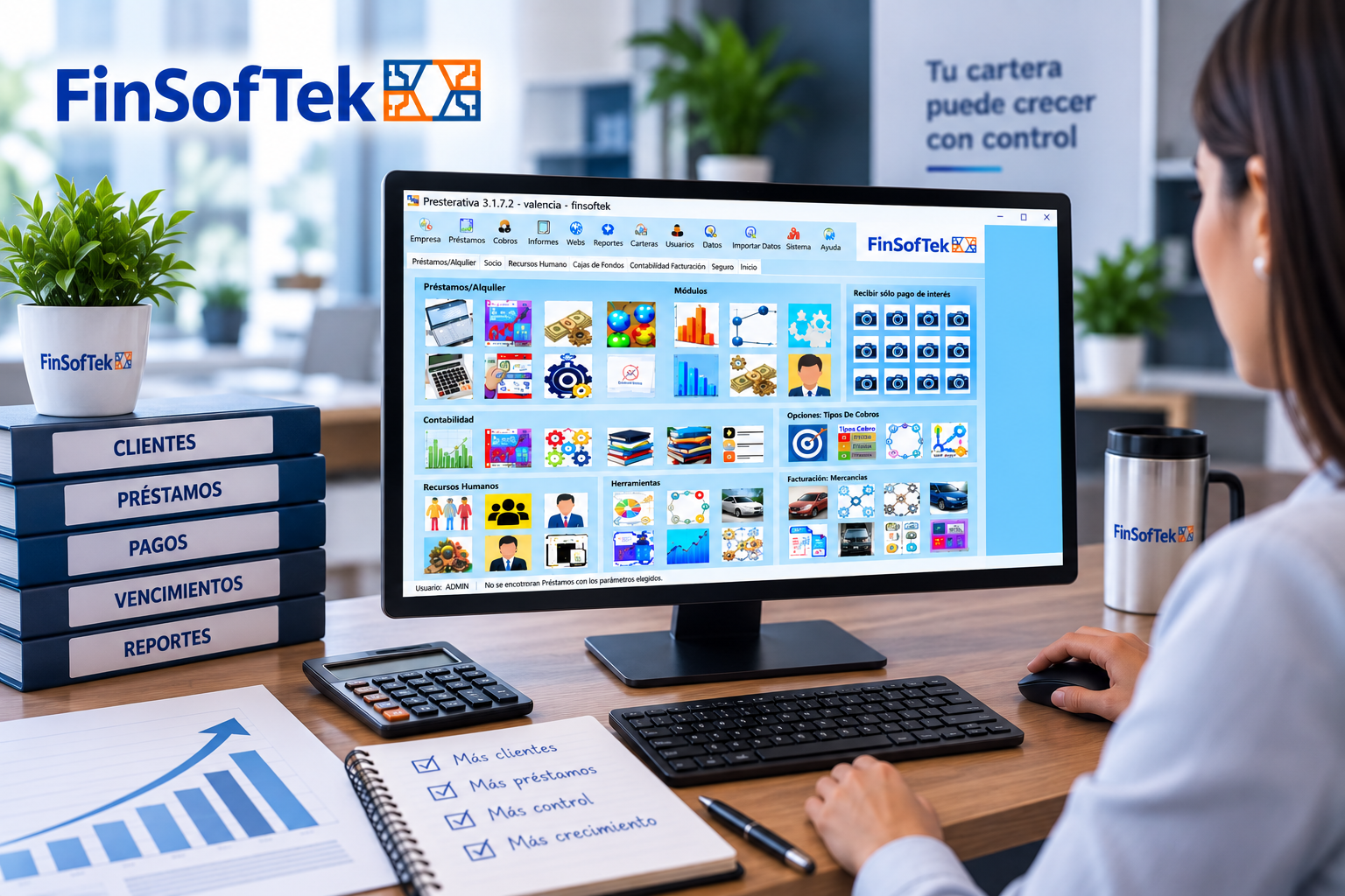 Crecimiento de cartera sin perder control