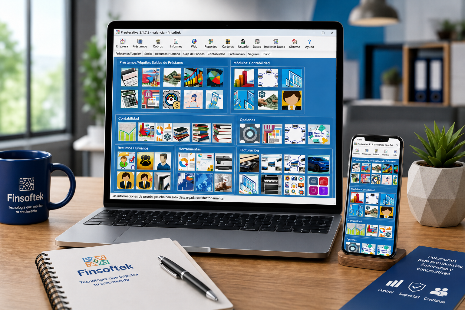 Software para préstamos PresTentPro de Finsoftek