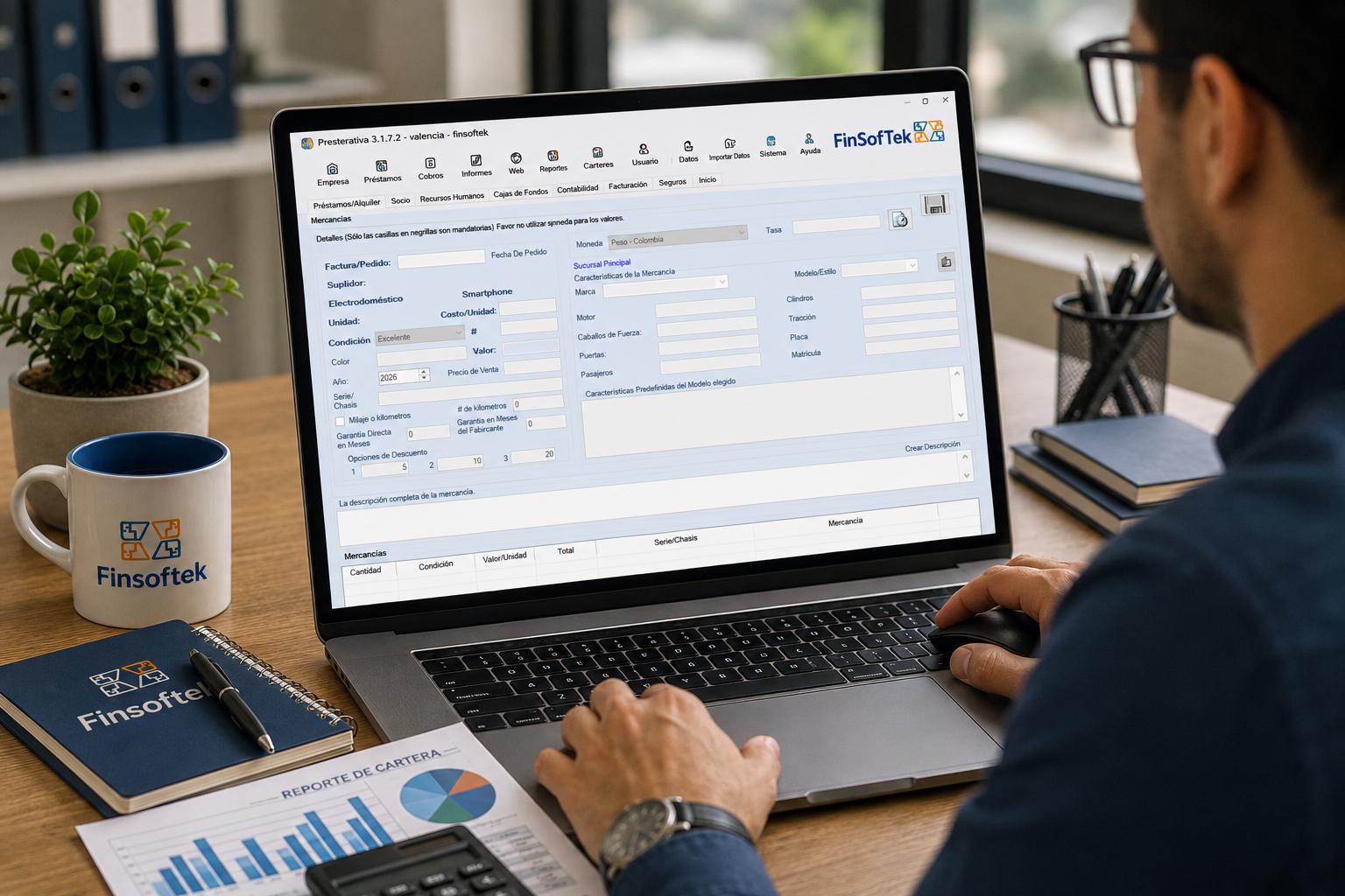 Software financiero para empresas de Finsoftek