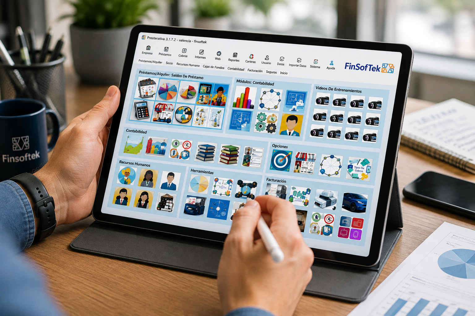 Software financiero para pymes de Finsoftek